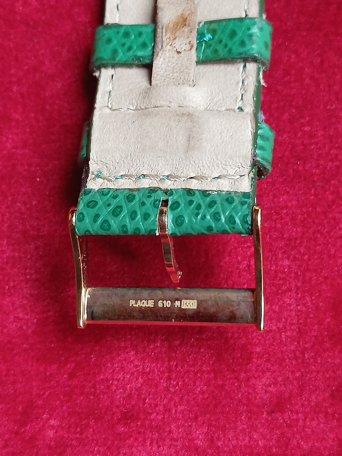 Bracelet cuir montre femme  pequignet cameleone