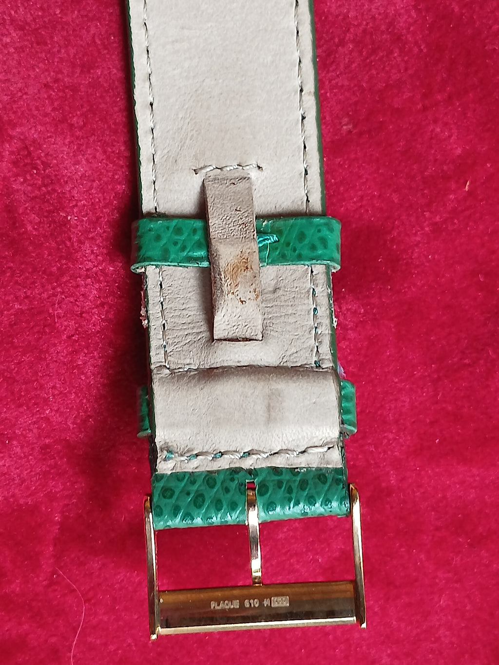 Bracelet cuir montre femme  pequignet cameleone