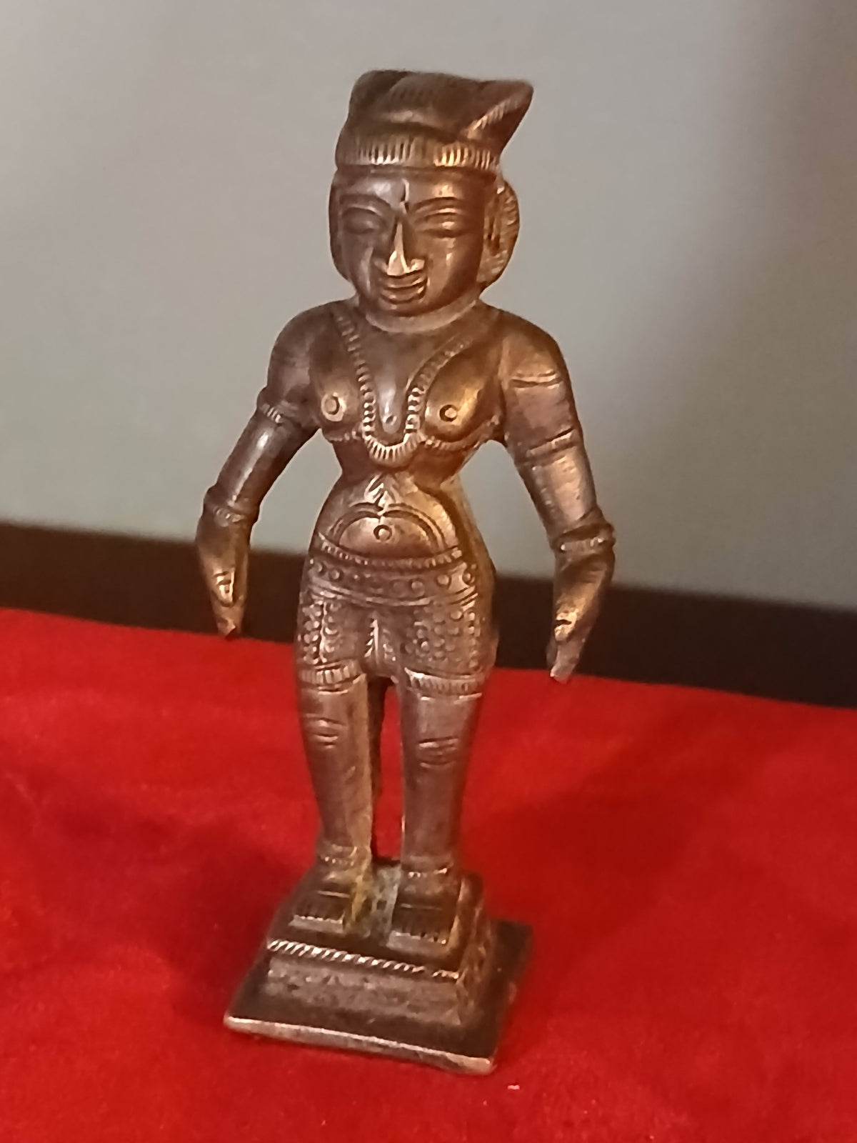 Statuette Bronze Poupée Fertilité Marapachi.