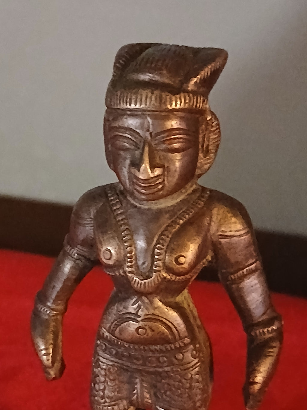 Statuette Bronze Poupée Fertilité Marapachi.