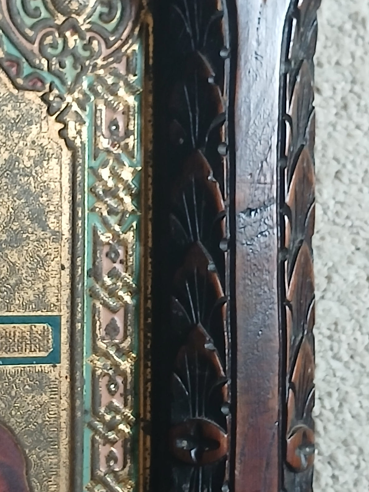 RARE  Icône religieuse orthodoxe authentique du XIXe siècle