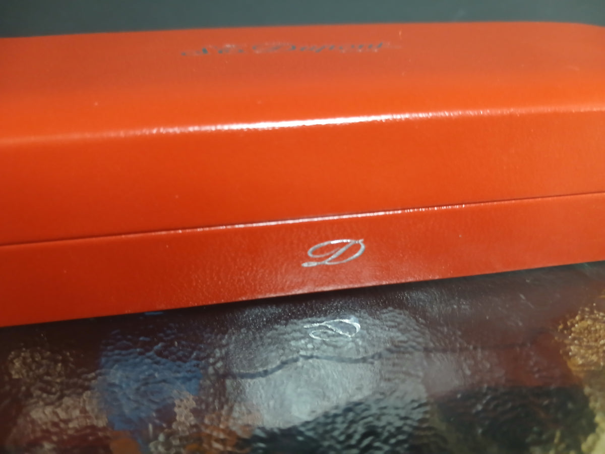 Stylo bille Dupont plaqué argent