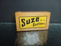 Authentique boîte publicitaire Suze à la Gentiane en bois verni