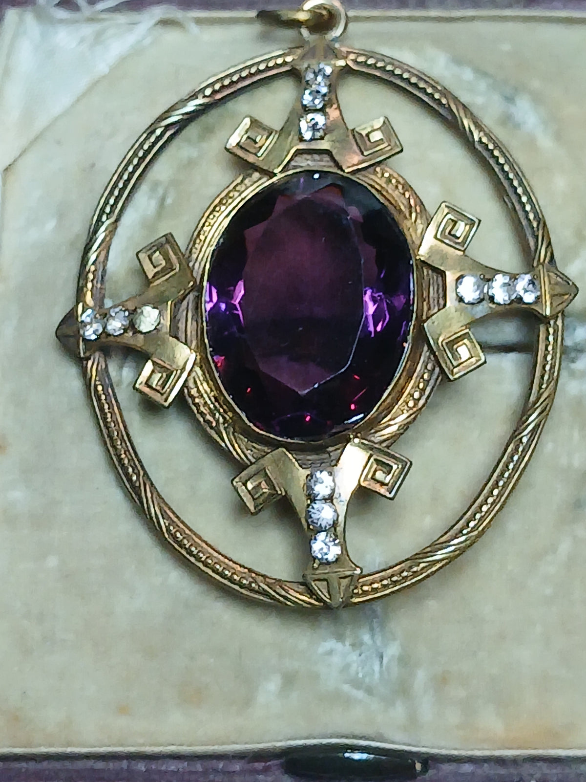 pendentif ancien de style néo-étrusque   1880