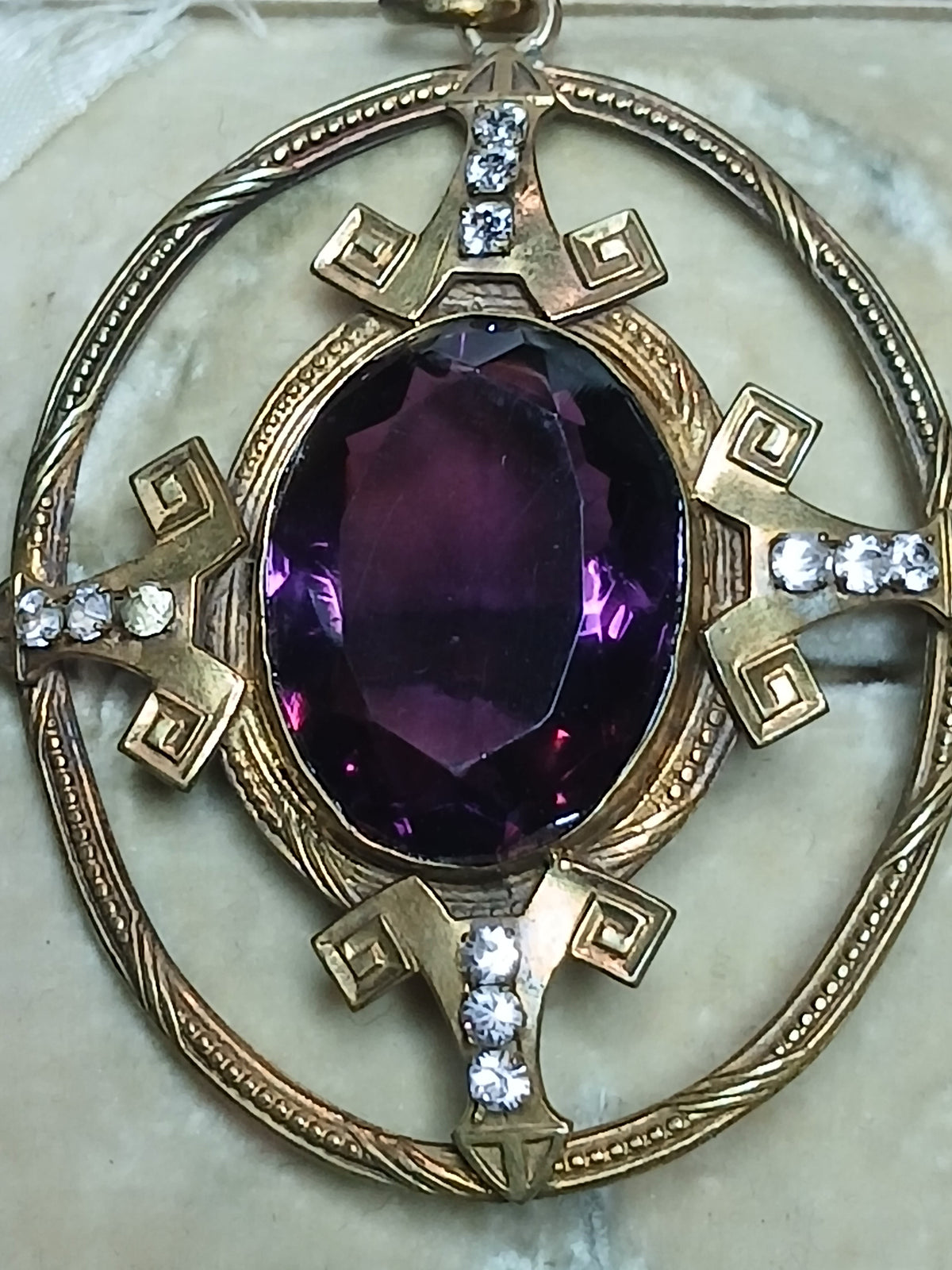 pendentif ancien de style néo-étrusque   1880