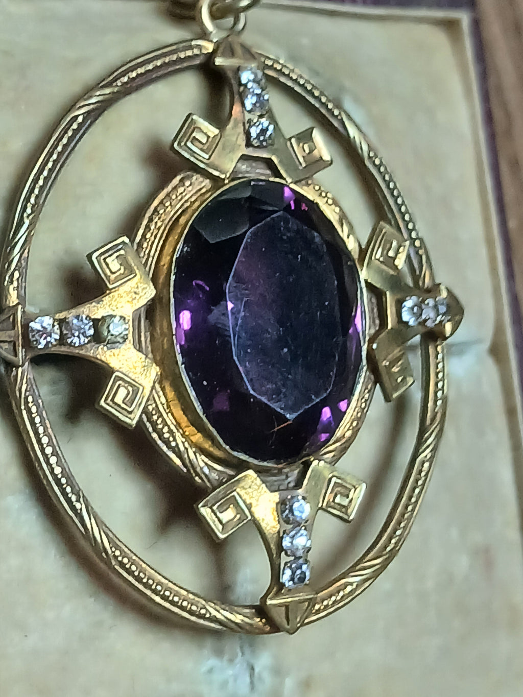pendentif ancien de style néo-étrusque   1880
