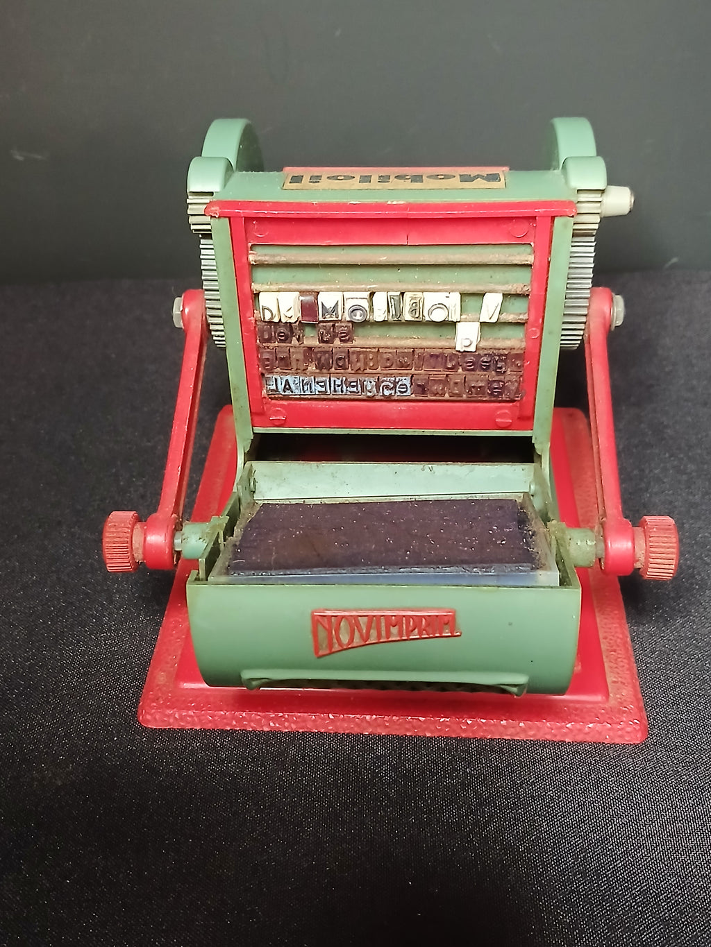Rare jouet vintage Mobiloil, 1950-1960