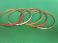 Lot de 5 bracelets joncs années 1960