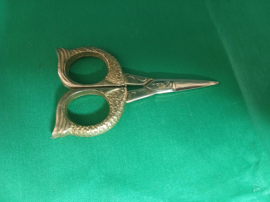 Paire de ciseaux de broderie  en forme de cigogne  usa