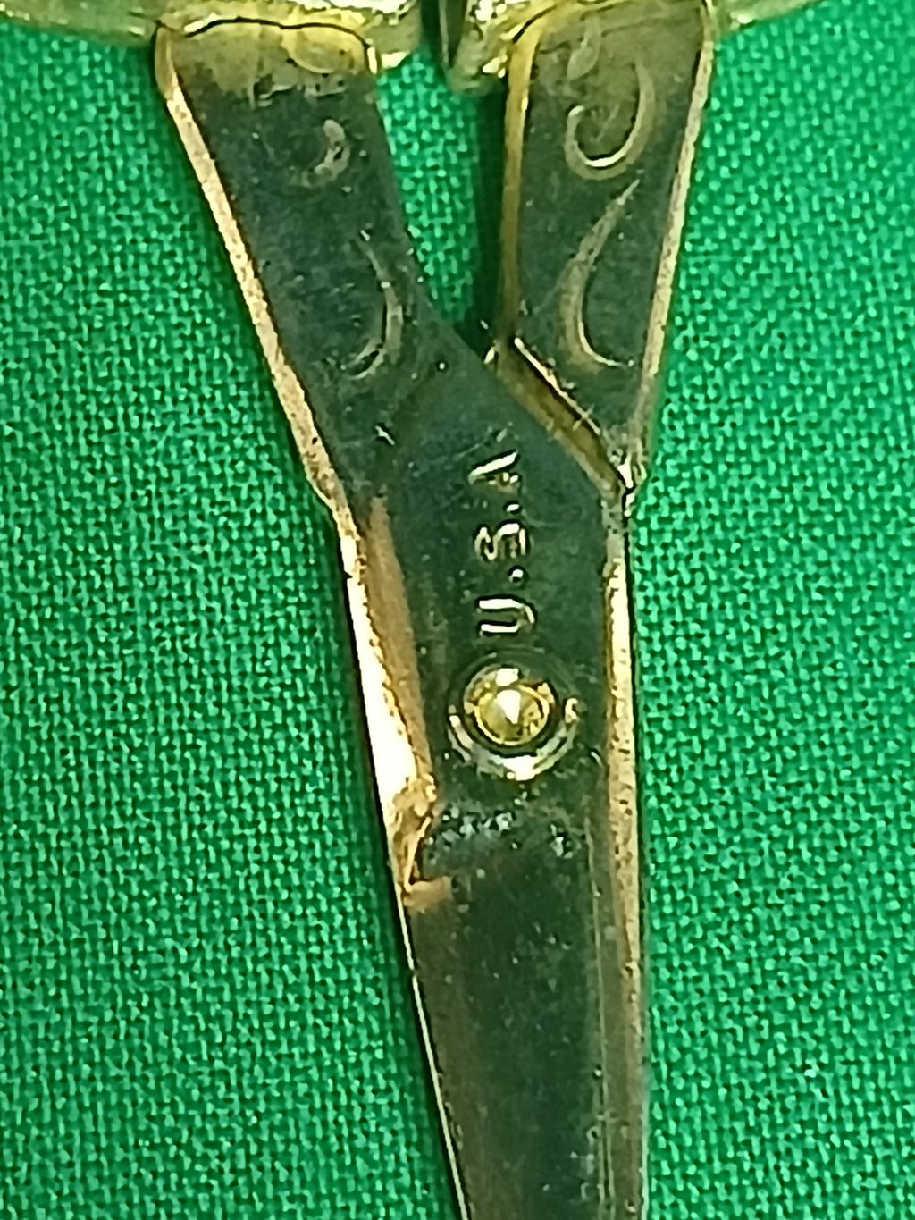 Paire de ciseaux de broderie  en forme de cigogne  usa