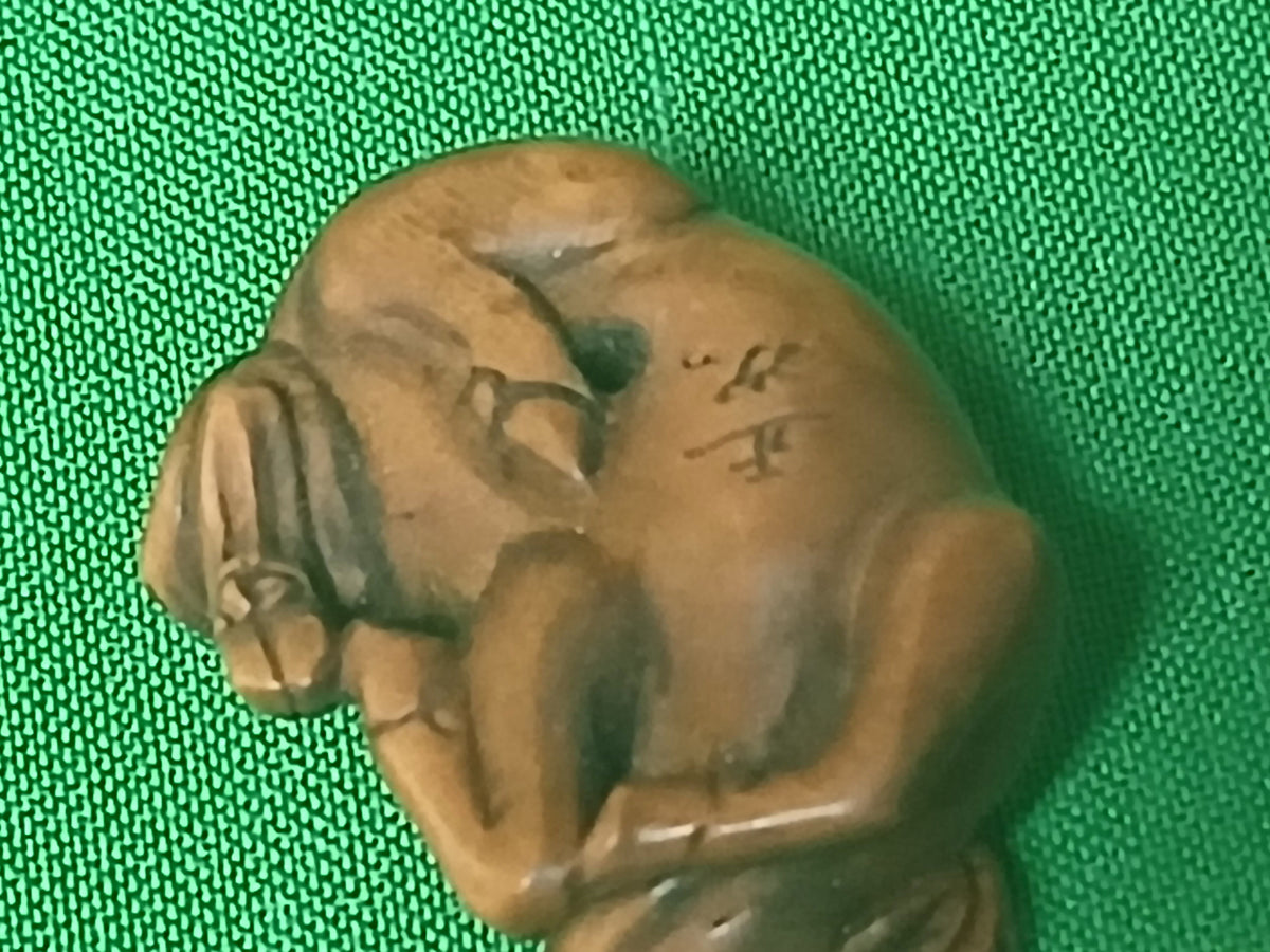 Petits animals en bois finement sculptés   milieu du XXe siècle (période Showa)