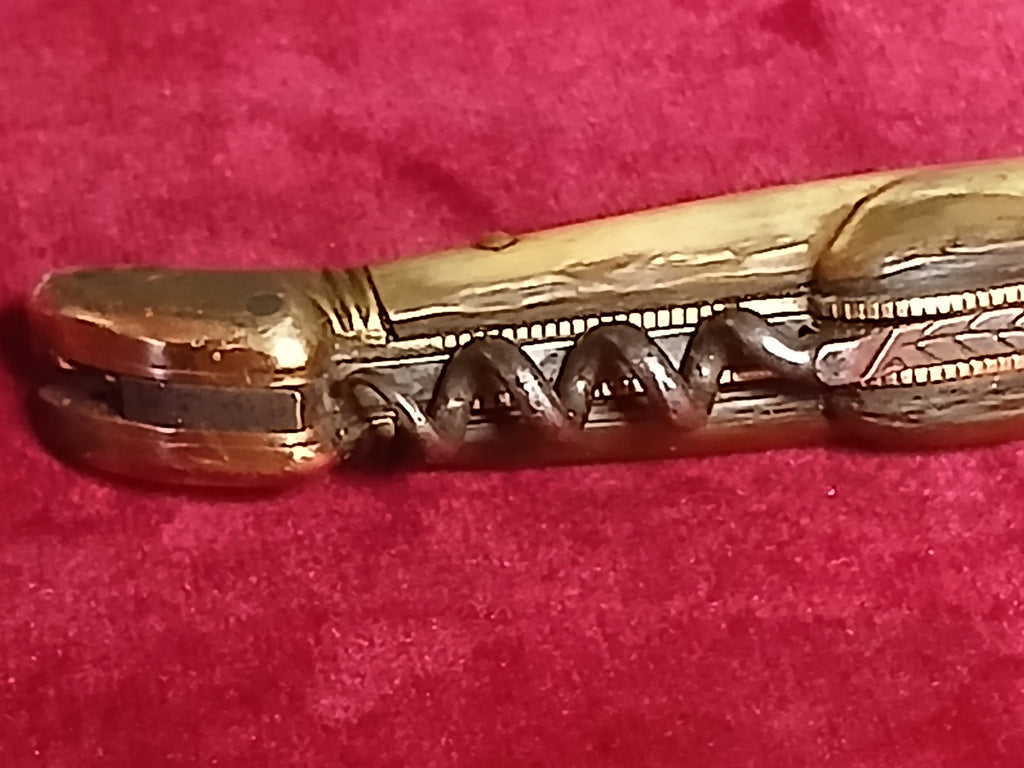 couteau laguiole ancien  1970 - 1980 avec son étui