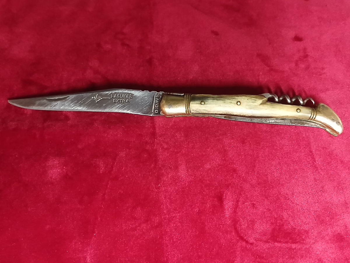 couteau laguiole ancien  1970 - 1980 avec son étui