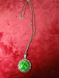 Pendentif ancien en émail de Limoges signé M. Bétourné   1960