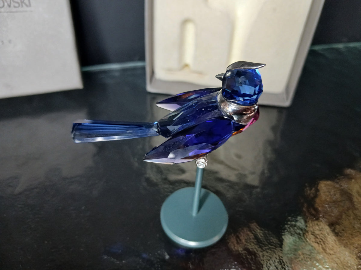 Figurine cristal Swarovski Benua Saphir Foncé de la collection Crystal Paradise