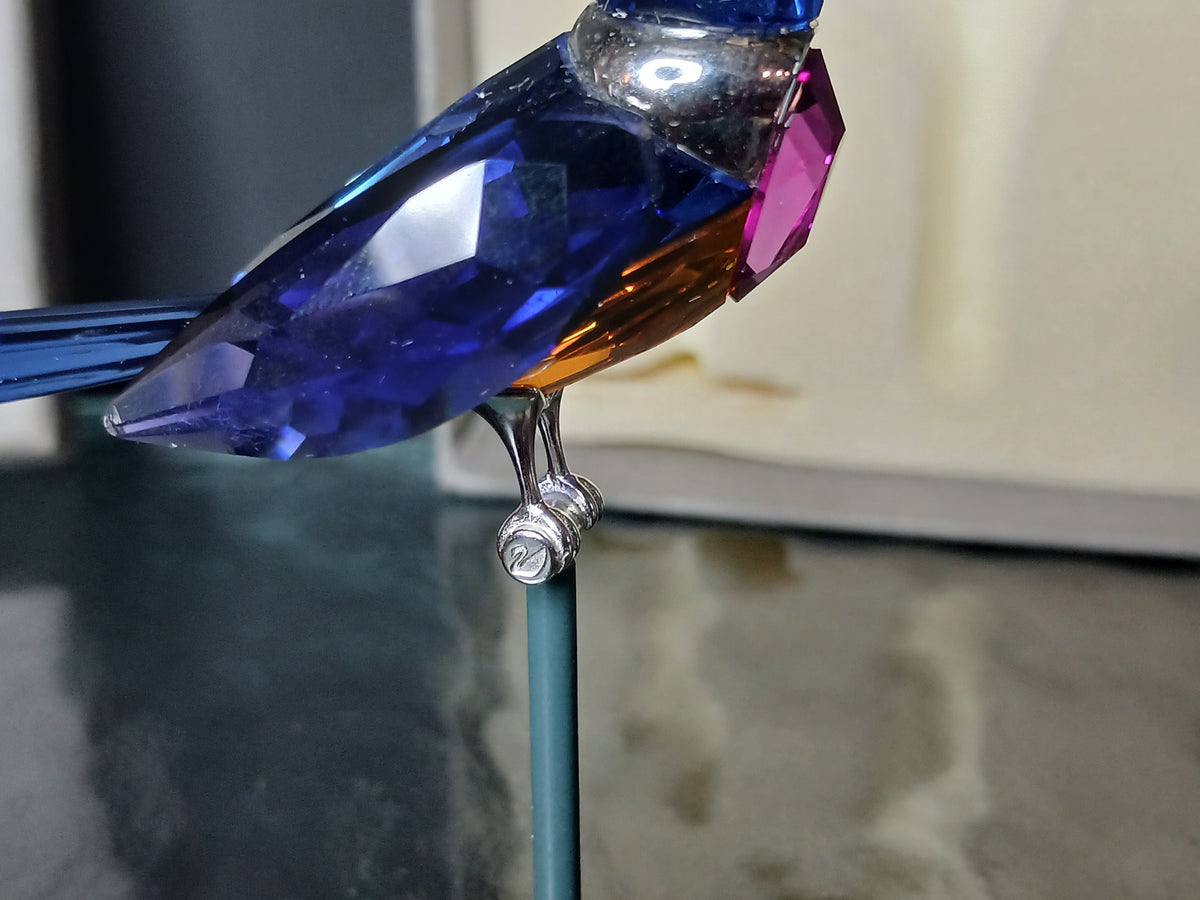 Figurine cristal Swarovski Benua Saphir Foncé de la collection Crystal Paradise