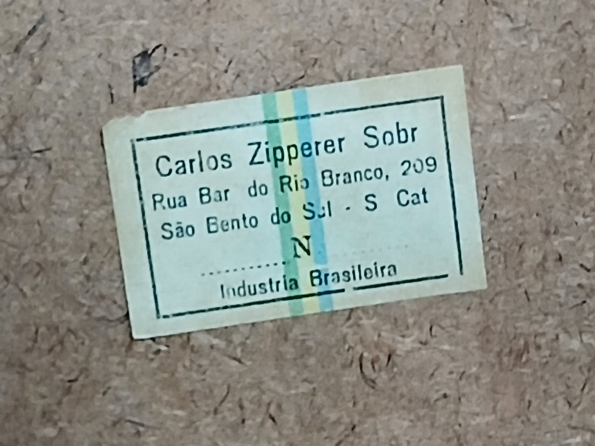 très joli Plateau vintage en bois Carlos Zipperer 1950
