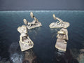 lot de 5 petites figurines érotiques en bronze de tradition Ashanti