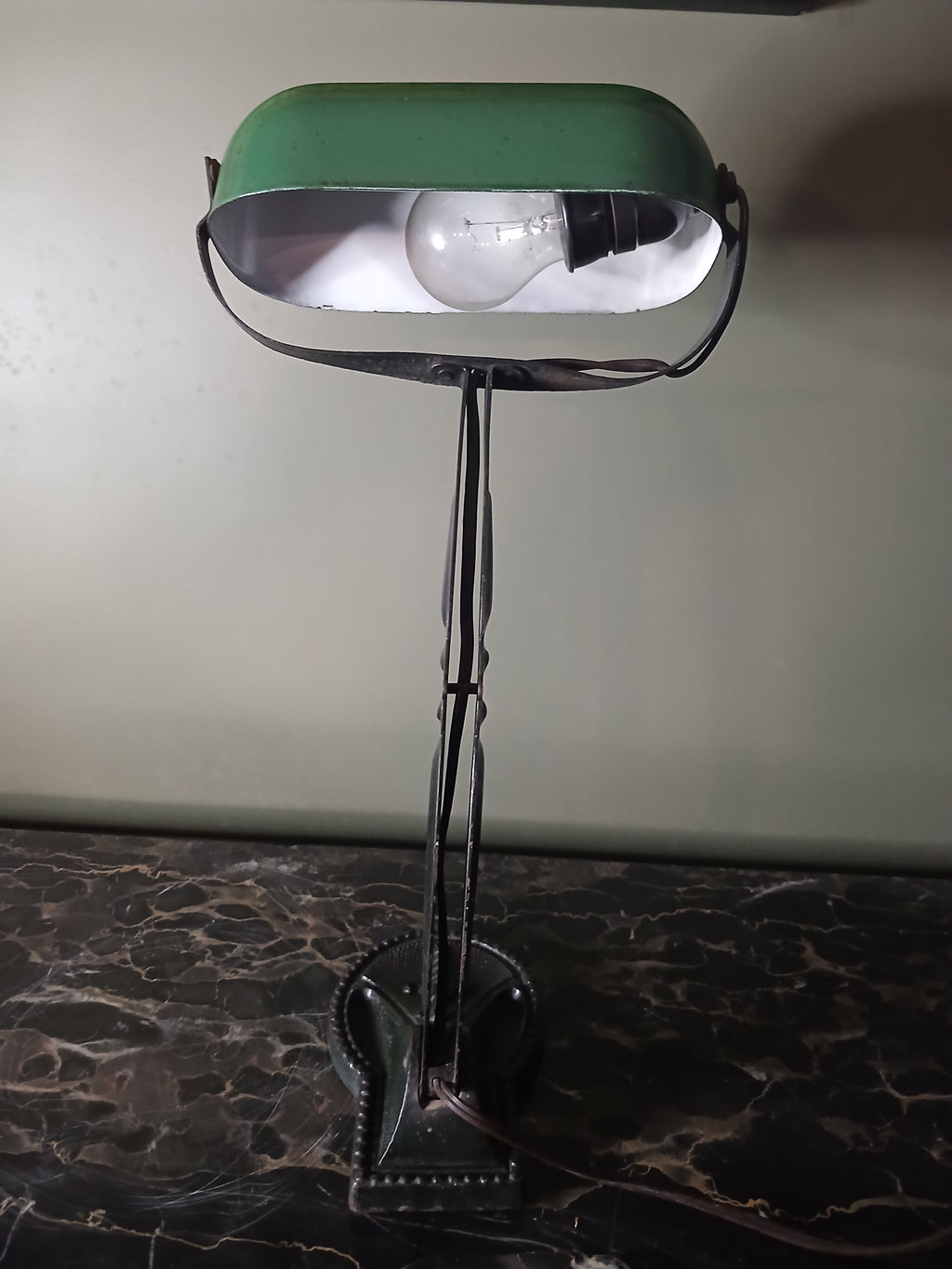 Lampe de bureau NIAM Art Déco, années 1920-1930