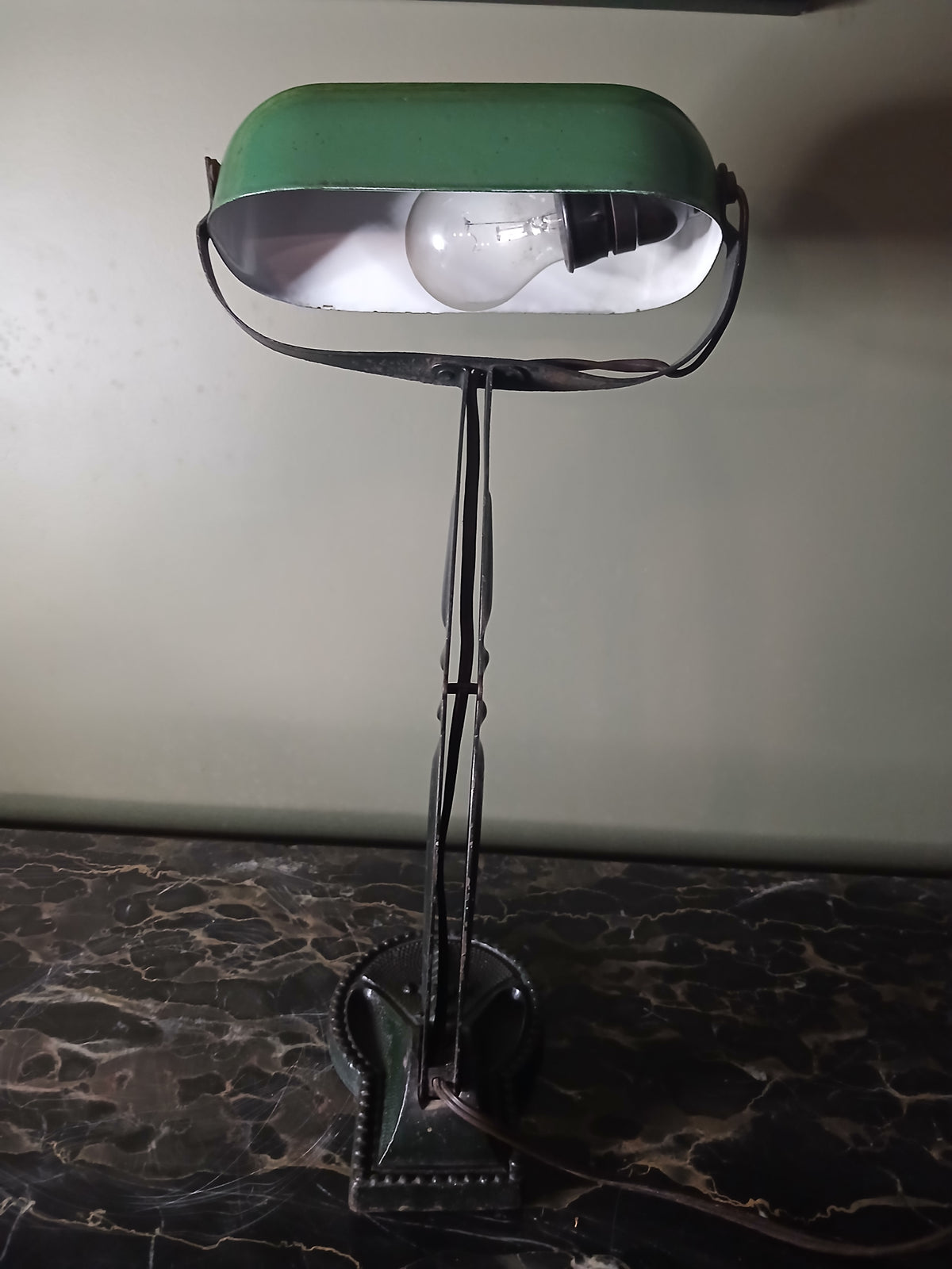 Lampe de bureau NIAM Art Déco, années 1920-1930