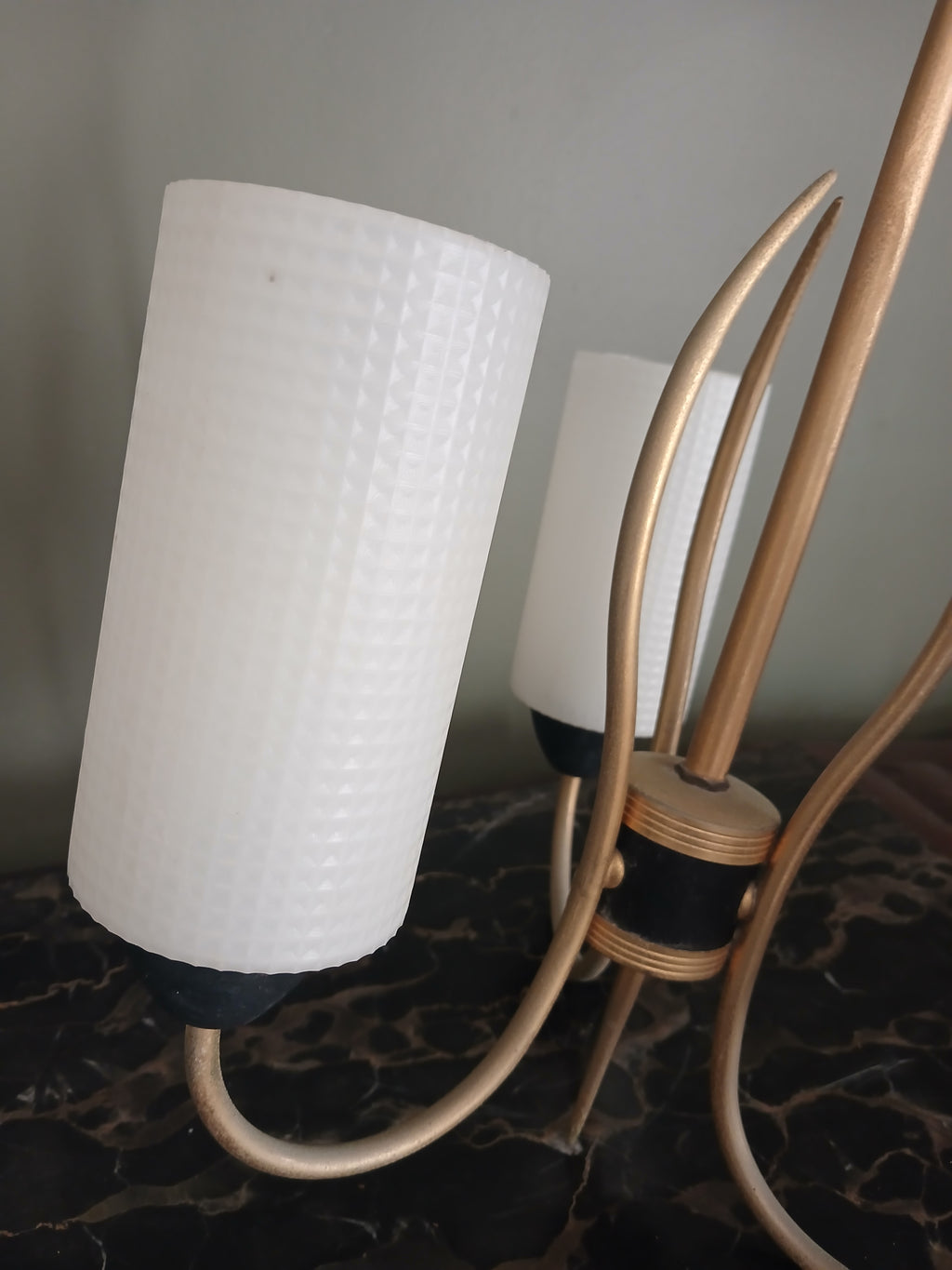 Lustre 3 feux Arlus années 1950