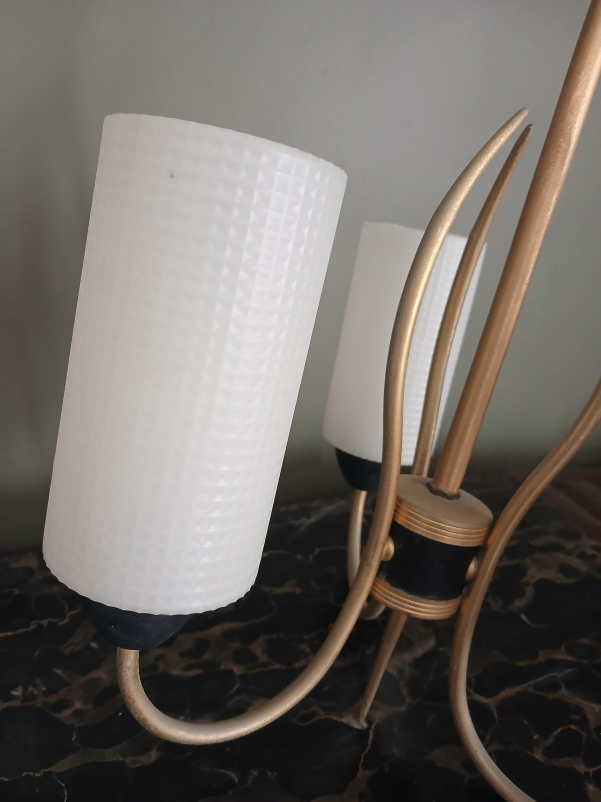 Lustre 3 feux Arlus années 1950