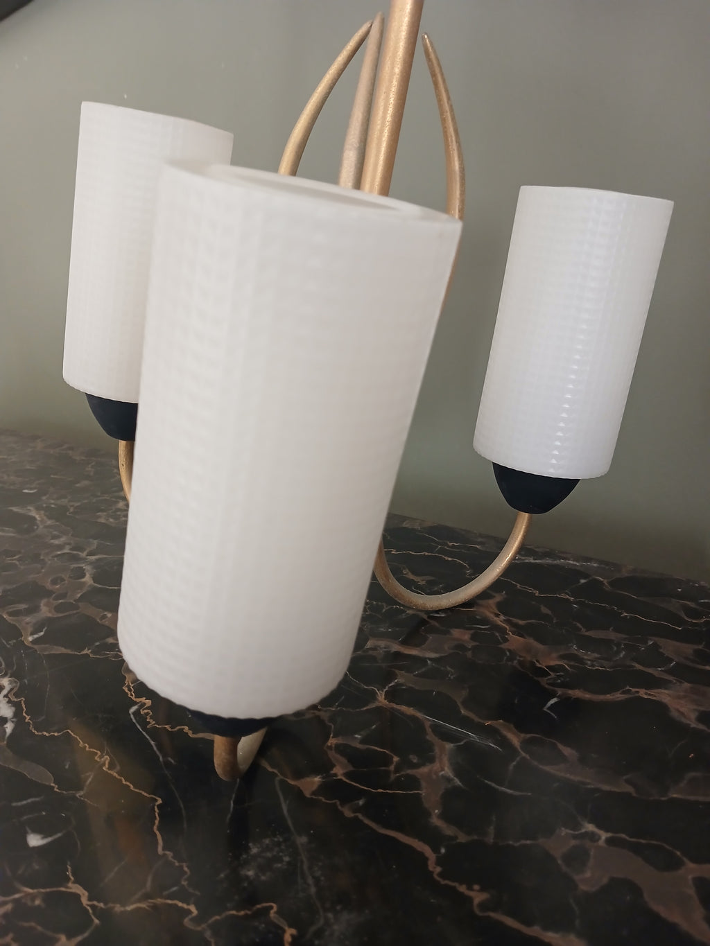 Lustre 3 feux Arlus années 1950