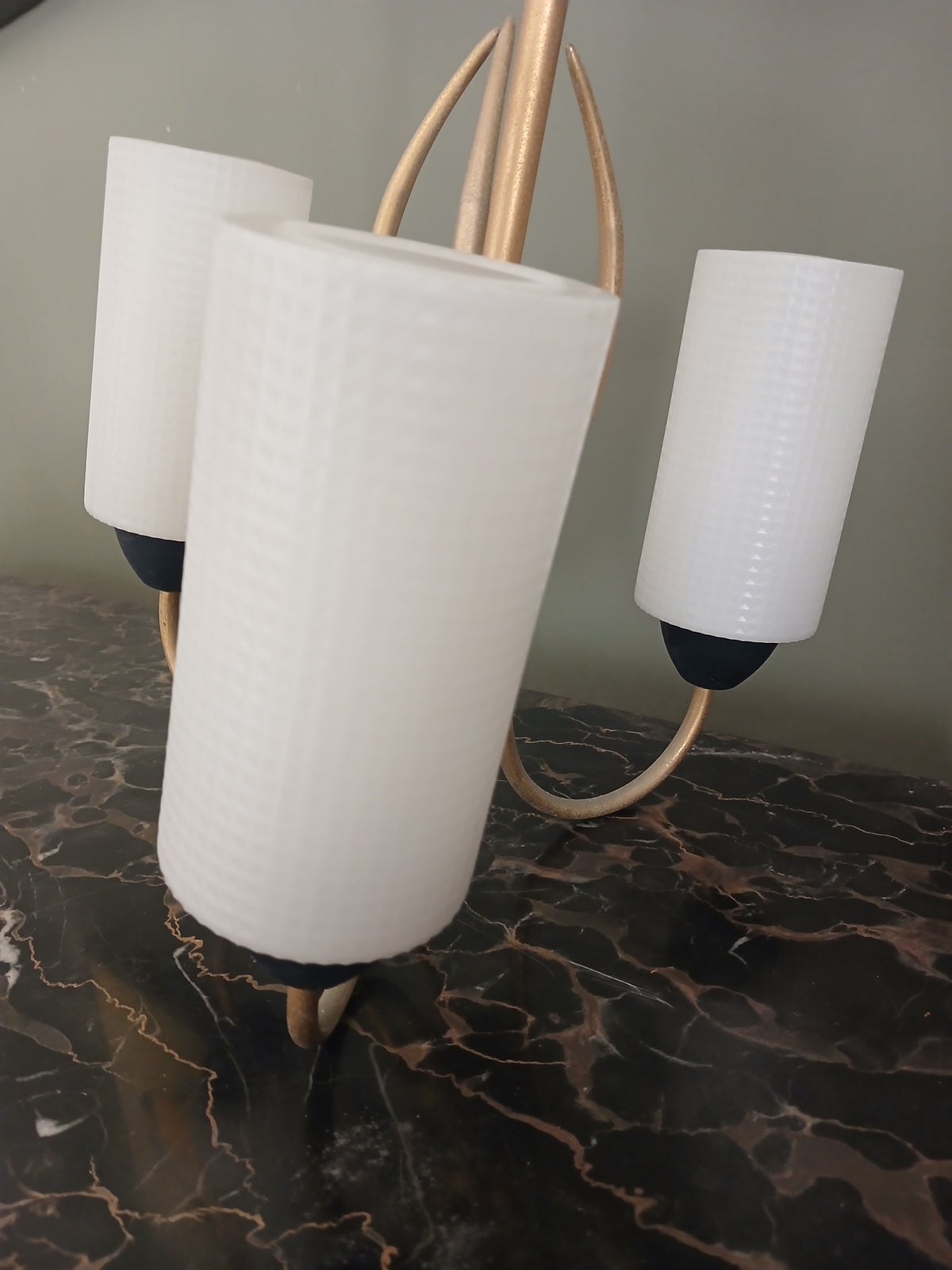 Lustre 3 feux Arlus années 1950