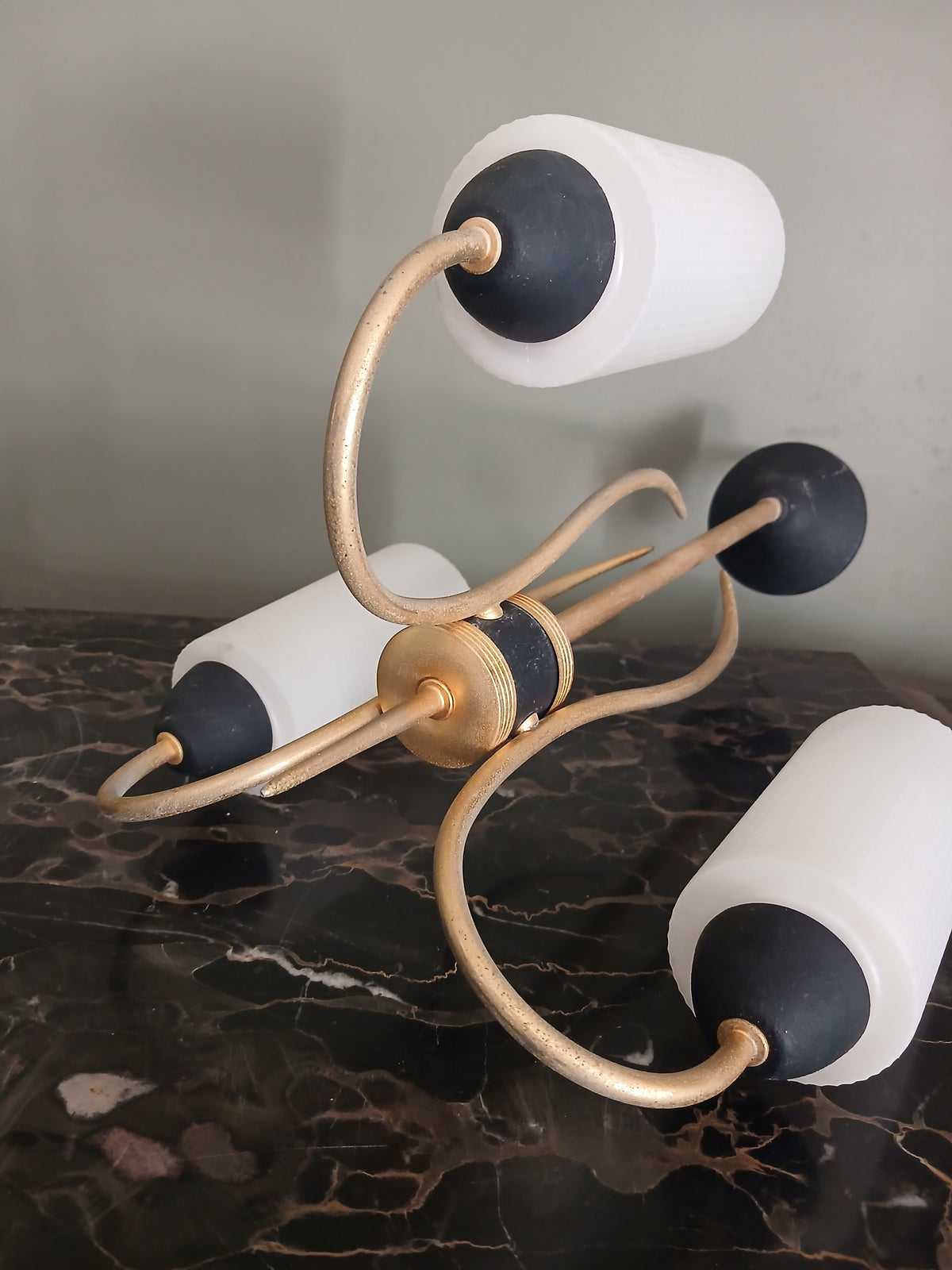 Lustre 3 feux Arlus années 1950
